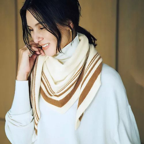 【イーバイエクラ/E by eclat】のカシミヤ三角ストール 人気、トレンドファッション・服の通販 founy(ファニー) ファッション Fashion レディースファッション Fashion for Women ストール Stole, Wrap エレガント 上品 Elegant 冬 Winter / This Winter 春 Spring other-2|ID: prp329100004784131 ipo3291000000034724350