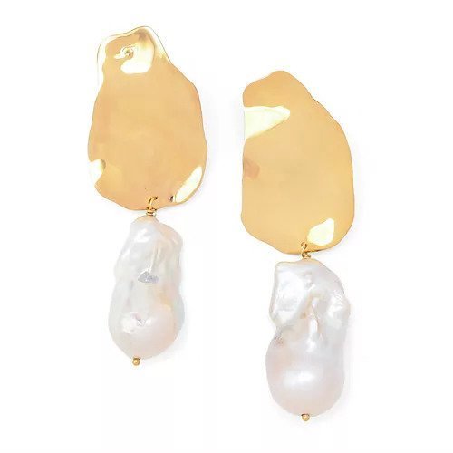 【マージ/MARGE】のBaroque pearl drop earrings 人気、トレンドファッション・服の通販 founy(ファニー) 　ファッション　Fashion　レディースファッション　Fashion for Women　ジュエリー　Jewelry　ファッションリング　Fashion Rings　イヤリング・フープ・ドロップタイプ　Hoop, Drop & Clip Earrings　コレクション　Collection, Seasonal Line　コーティング　Coating, Coated Finish　サークル　Circle, Round Design　ドレス　Dress, One-Piece　バロック　Baroque, Baroque Design　パール　Pearl, Pearl Accent　フォルム　Silhouette, Form　プレート　Plate, Dish　エレガント 上品　Elegant　 other-1|ID: prp329100004784136 ipo3291000000034724368