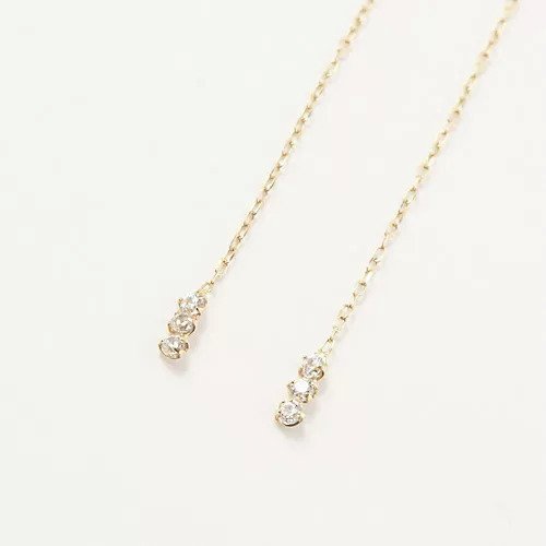 【フィービィー/phoebe】の【K10】スウィングビジューアメリカンピアス/BOX&ショッパーつき 人気、トレンドファッション・服の通販 founy(ファニー) 　ファッション　Fashion　レディースファッション　Fashion for Women　アクセサリー　Fashion Accessories　イエロー　Yellow　ジュエリー　Jewelry, Accessories　ジュエル　Jewel, Gemstone　スタイリッシュ　Stylish, Fashionable　チェーン　Chain, Chain Strap　ボックス　Boxy, Box Shape　ギフト プレゼント　Gift / Present　other-3|ID: prp329100004784138 ipo3291000000034724379