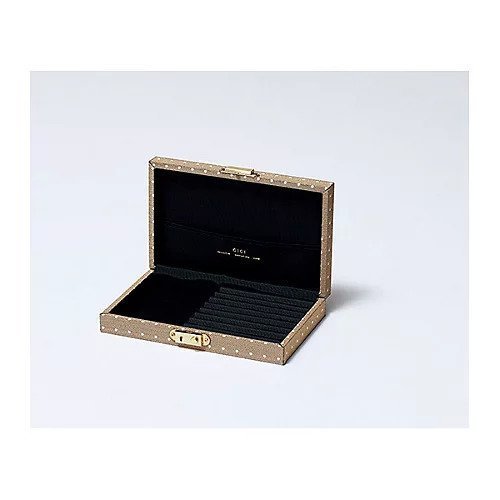 【エクラ/eclat】のジュエリーボックス インテリア・キッズ・メンズ・レディースファッション・服の通販 founy(ファニー) 　ファッション　Fashion　レディースファッション　Fashion for Women　ジュエリー　Jewelry, Accessories　ストライプ　Stripe, Striped Pattern　ツイード　Twill, Twill Weave　ドット　Polka Dot, Dot Pattern　ネックレス　Necklace, Pendant Necklace　ボックス　Boxy, Box Shape　別注　Limited Edition, Custom Order　腕時計　Wristwatch　(別注)ゴールドドット|ID: prp329100004784140 ipo3291000000034724405