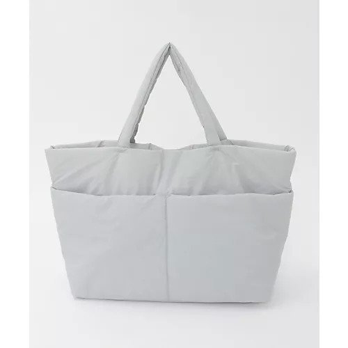 【ジュリエ/Julier】のパフィー撥水トートバッグ インテリア・キッズ・メンズ・レディースファッション・服の通販 founy(ファニー) 　ファッション　Fashion　レディースファッション　Fashion for Women　バッグ　Bags　コレクション　Collection, Seasonal Line　軽量　Lightweight, Ultra Light　タンブラー　Tumbler, Travel Mug　人気　Popular, Best Seller　ポケット　Pocket, Pocket Detail　ヨガ　Yoga, Yoga Wear　ランニング　Running, Running Wear, Activewear, Jogging　リラックス　Relax, Relaxed Fit　旅行　Travel　ビジネス 仕事 通勤　Business / Work / Commuting　ライトグレー|ID: prp329100004784183 ipo3291000000034767271