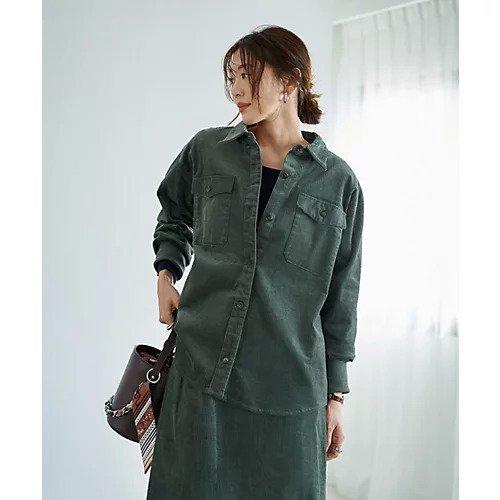 【スタイルデリ/STYLE DELI】の【セットアップ対応】コーデュロイシャツジャケット インテリア・キッズ・メンズ・レディースファッション・服の通販 founy(ファニー) 　ファッション　Fashion　レディースファッション　Fashion for Women　アウター　Coat / Outerwear Collection　レディースジャケット・軽アウター　Jackets　インナー　Innerwear　コーデュロイ　Corduroy, Cord Fabric　ジャケット　Jacket, Outerwear　ストレート　Straight, Straight Cut　スリット　Slit, Slit Detail　セットアップ　Set-Up, Coordinated Outfit　長袖　Long Sleeve, Full Sleeve　フォルム　Silhouette, Form　フラップ　Flap, Flap Pocket　フロント　Front, Front Design　ベーシック　Basic, Essential　ポケット　Pocket, Pocket Detail　マーブル　Marble, Marble Pattern　冬　Winter / This Winter　ジェイド|ID: prp329100004784677 ipo3291000000034734935
