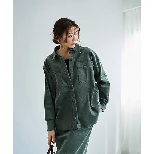 【スタイルデリ/STYLE DELI】の【セットアップ対応】コーデュロイシャツジャケット 人気、トレンドファッション・服の通販 founy(ファニー) 　ファッション　Fashion　レディースファッション　Fashion for Women　アウター　Coat / Outerwear Collection　レディースジャケット・軽アウター　Jackets　インナー　Innerwear　コーデュロイ　Corduroy, Cord Fabric　ジャケット　Jacket, Outerwear　ストレート　Straight, Straight Cut　スリット　Slit, Slit Detail　セットアップ　Set-Up, Coordinated Outfit　長袖　Long Sleeve, Full Sleeve　フォルム　Silhouette, Form　フラップ　Flap, Flap Pocket　フロント　Front, Front Design　ベーシック　Basic, Essential　ポケット　Pocket, Pocket Detail　マーブル　Marble, Marble Pattern　冬　Winter / This Winter　other-2|ID: prp329100004784677 ipo3291000000034734937