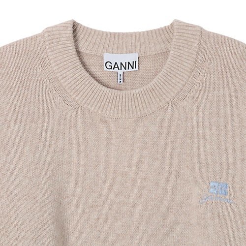 【ガニー/GANNI】のFuture Wool Mix Oversized O-neck 人気、トレンドファッション・服の通販 founy(ファニー) ファッション Fashion レディースファッション Fashion for Women シンプル Simple, Minimal ドローコード Drawcord, Drawstring Cord 洗える Machine Washable other-3|ID: prp329100004784682 ipo3291000000034734976