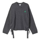 【ガニー/GANNI】のFuture Wool Mix Oversized O-neck Charcoal Grey|ID: prp329100004784684 ipo3291000000034734984