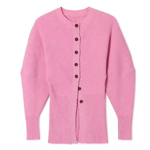 【アキラナカ/AKIRANAKA】のGreer crew neck knit cardigan インテリア・キッズ・メンズ・レディースファッション・服の通販 founy(ファニー) 　ファッション　Fashion　レディースファッション　Fashion for Women　トップス・カットソー　Cut & Sew Tops　ニット　Knit Tops & Sweaters　カーディガン・羽織り　Layered Style Cardigans　カーディガン　Cardigan, Knitwear　ロング　Long, Long-Length　PINK|ID: prp329100004784693 ipo3291000000034735047