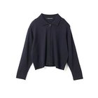 【ミズイロ インド/mizuiro ind】の襟付きジップカーディガン 人気、トレンドファッション・服の通販 founy(ファニー) ファッション Fashion レディースファッション Fashion for Women トップス・カットソー Cut & Sew Tops カーディガン・羽織り Layered Style Cardigans コンパクト Compact, Small Size フィット Fit, Slim Fit ベーシック Basic, Essential thumbnail ネイビー|ID: prp329100004784697 ipo3291000000034735071