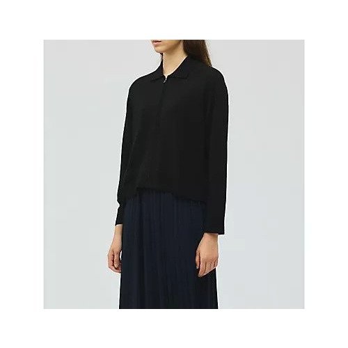 【ミズイロ インド/mizuiro ind】の襟付きジップカーディガン 人気、トレンドファッション・服の通販 founy(ファニー) ファッション Fashion レディースファッション Fashion for Women トップス・カットソー Cut & Sew Tops カーディガン・羽織り Layered Style Cardigans コンパクト Compact, Small Size フィット Fit, Slim Fit ベーシック Basic, Essential other-2|ID: prp329100004784697 ipo3291000000034735075