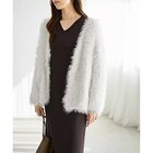 【スタイルデリ/STYLE DELI】の【LUXE】フェザーヤーンカーディガン アイボリー|ID:prp329100004784700