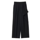 【アキラナカ/AKIRANAKA】のEllen drape panel pants 人気、トレンドファッション・服の通販 founy(ファニー) ファッション Fashion レディースファッション Fashion for Women パンツ Pants & Trousers おすすめ Recommended / Our Picks オケージョン Occasion Wear ジャケット Jacket, Outerwear セットアップ Set-Up, Coordinated Outfit ワイド Wide, Wide Fit thumbnail BLACK|ID: prp329100004784707 ipo3291000000034735138