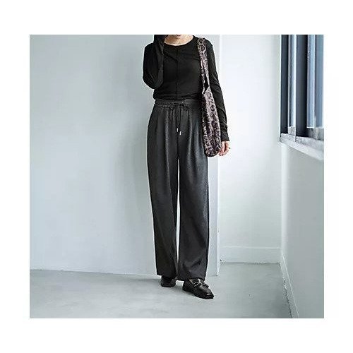 【スタイルデリ/STYLE DELI】のあったかヘリンボーンリラックスパンツ 人気、トレンドファッション・服の通販 founy(ファニー) 　ファッション　Fashion　レディースファッション　Fashion for Women　パンツ　Pants & Trousers　イエロー　Yellow　ストレート　Straight, Straight Cut　スリット　Slit, Slit Detail　タイツ　Tights, Legwear　ポケット　Pocket, Pocket Detail　リラックス　Relax, Relaxed Fit　ループ　Loop, Loop Knit　ワイド　Wide, Wide Fit　冬　Winter / This Winter　other-2|ID: prp329100004784711 ipo3291000000034735169