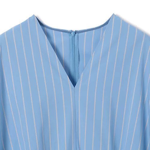 【アキラナカ/AKIRANAKA】のAura stripe dress 人気、トレンドファッション・服の通販 founy(ファニー) 　ファッション　Fashion　レディースファッション　Fashion for Women　ワンピース　Dresses　フォーマル・パーティードレス・結婚式用ドレス　Elegant & Casual Dresses　ストライプ　Stripe, Striped Pattern　ドレス　Dress, One-Piece　ドレープ　Drape, Draping Fabric　フロント　Front, Front Design　other-3|ID: prp329100004784716 ipo3291000000034735199