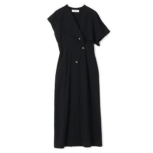【アキラナカ/AKIRANAKA】のCatalina dress インテリア・キッズ・メンズ・レディースファッション・服の通販 founy(ファニー) 　ファッション　Fashion　レディースファッション　Fashion for Women　ワンピース　Dresses　フォーマル・パーティードレス・結婚式用ドレス　Elegant & Casual Dresses　アシンメトリー　Asymmetrical Style　クラシカル　Classical, Vintage-Inspired　クール　Cool, Chic　ドレス　Dress, One-Piece　モダン　Modern, Contemporary　ロング　Long, Long-Length　BLACK|ID: prp329100004784717 ipo3291000000034735208
