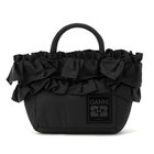 【ガニー/GANNI】のMini Shopper Ruffle Black|ID: prp329100004784721 ipo3291000000034735231