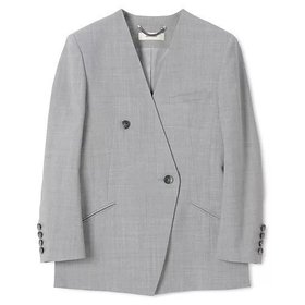 【アキラナカ/AKIRANAKA】 Heather side slit jacket人気、トレンドファッション・服の通販 founy(ファニー) ファッション Fashion レディースファッション Fashion for Women アウター Coat / Outerwear Collection レディースジャケット・軽アウター Jackets クラシカル Classical, Vintage-Inspired シェイプ Shape, Slim Fit スリット Slit, Slit Detail フロント Front, Front Design |ID:prp329100004784738