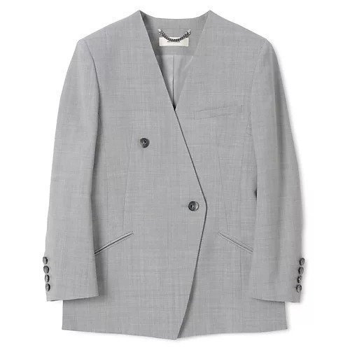 【アキラナカ/AKIRANAKA】のHeather side slit jacket 人気、トレンドファッション・服の通販 founy(ファニー) 　ファッション　Fashion　レディースファッション　Fashion for Women　アウター　Coat / Outerwear Collection　レディースジャケット・軽アウター　Jackets　クラシカル　Classical, Vintage-Inspired　シェイプ　Shape, Slim Fit　スリット　Slit, Slit Detail　フロント　Front, Front Design　 other-1|ID: prp329100004784738 ipo3291000000034735338