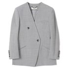 【アキラナカ/AKIRANAKA】のHeather side slit jacket 人気、トレンドファッション・服の通販 founy(ファニー) ファッション Fashion レディースファッション Fashion for Women アウター Coat / Outerwear Collection レディースジャケット・軽アウター Jackets クラシカル Classical, Vintage-Inspired シェイプ Shape, Slim Fit スリット Slit, Slit Detail フロント Front, Front Design thumbnail GRAY|ID: prp329100004784738 ipo3291000000034735339