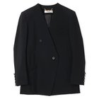 【アキラナカ/AKIRANAKA】のHeather side slit jacket 人気、トレンドファッション・服の通販 founy(ファニー) ファッション Fashion レディースファッション Fashion for Women アウター Coat / Outerwear Collection レディースジャケット・軽アウター Jackets クラシカル Classical, Vintage-Inspired シェイプ Shape, Slim Fit スリット Slit, Slit Detail フロント Front, Front Design thumbnail BLACK|ID: prp329100004784738 ipo3291000000034735340