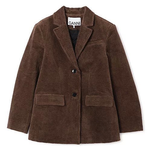 【ガニー/GANNI】のSeersucker Corduroy Blazer 人気、トレンドファッション・服の通販 founy(ファニー) 　ファッション　Fashion　レディースファッション　Fashion for Women　コーデュロイ　Corduroy, Cord Fabric　ジャケット　Jacket, Outerwear　 other-1|ID: prp329100004784739 ipo3291000000034735343