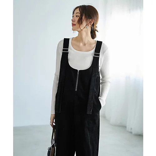 【スタイルデリ/STYLE DELI】のコーデュロイワイドサロペット 人気、トレンドファッション・服の通販 founy(ファニー) 　ファッション　Fashion　レディースファッション　Fashion for Women　ワンピース　Dresses　サロペット&オールインワン　Dungarees & Jumpsuit Styles　コーデュロイ　Corduroy, Cord Fabric　サロペット　Overalls, Salopette　ストレート　Straight, Straight Cut　スリット　Slit, Slit Detail　定番　Standard, Basic Item　バランス　Balance, Style Balance　パープル　Purple, Violet　フロント　Front, Front Design　ポケット　Pocket, Pocket Detail　ループ　Loop, Loop Knit　ワイド　Wide, Wide Fit　冬　Winter / This Winter　other-3|ID: prp329100004784844 ipo3291000000034735867