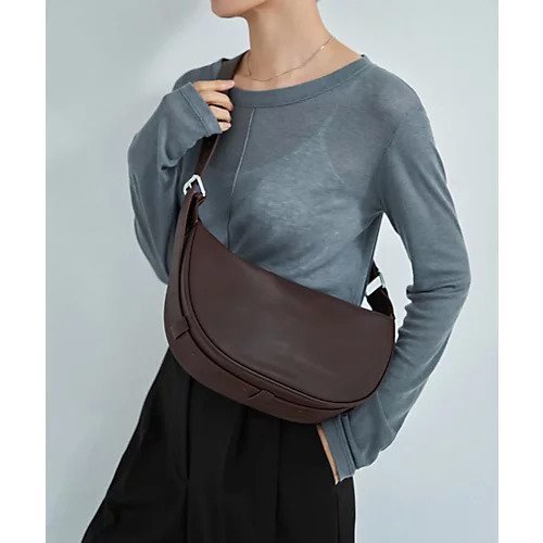 【スタイルデリ/STYLE DELI】の【DELI by】本革しなやかレザーワンショルダーバッグ インテリア・キッズ・メンズ・レディースファッション・服の通販 founy(ファニー) ファッション Fashion レディースファッション Fashion for Women バッグ Bags 財布 Wallet, Purse フォルム Silhouette, Form ラップ Wrap, Wrap Design ブラウン|ID: prp329100004784851 ipo3291000000034735897