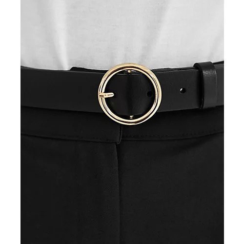 【スタイルデリ/STYLE DELI】の【DELI by】サークルバックル本革ベルト インテリア・キッズ・メンズ・レディースファッション・服の通販 founy(ファニー) ファッション Fashion レディースファッション Fashion for Women バッグ Bags ベルト&ウエストマーク Belts & Waist Accessories サークル Circle, Round Design シルバー Silver, Metallic Silver シンプル Simple, Minimal ベーシック Basic, Essential ボトム Bottoms, Lower Wear エレガント 上品 Elegant ブラック×ゴールド|ID: prp329100004784852 ipo3291000000034735904