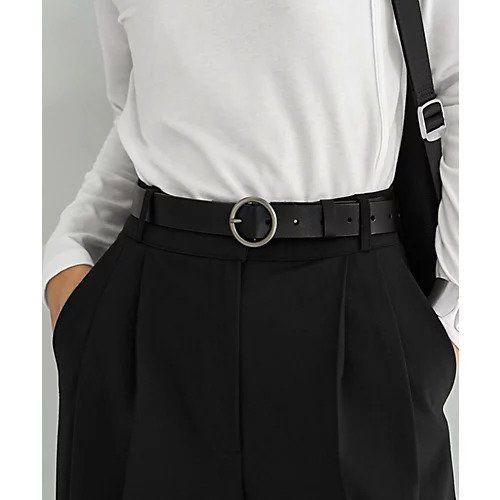 【スタイルデリ/STYLE DELI】の【DELI by】サークルバックル本革ベルト 人気、トレンドファッション・服の通販 founy(ファニー) 　ファッション　Fashion　レディースファッション　Fashion for Women　バッグ　Bags　ベルト&ウエストマーク　Belts & Waist Accessories　サークル　Circle, Round Design　シルバー　Silver, Metallic Silver　シンプル　Simple, Minimal　ベーシック　Basic, Essential　ボトム　Bottoms, Lower Wear　エレガント 上品　Elegant　 other-1|ID: prp329100004784852 ipo3291000000035203759