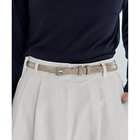 【スタイルデリ/STYLE DELI】の【DELI by】ミニマルスリムリアルレザーベルト ベージュ|ID: prp329100004784855 ipo3291000000034735933