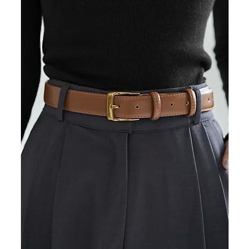 【スタイルデリ/STYLE DELI】の【DELI by】ミニマルリアルレザーベルト(ゴールド) インテリア・キッズ・メンズ・レディースファッション・服の通販 founy(ファニー) 　ファッション　Fashion　レディースファッション　Fashion for Women　ベルト&ウエストマーク　Belts & Waist Accessories　シンプル　Simple, Minimal　スラックス　Slacks, Dress Pants　デニム　Denim, Jeans Material　ベーシック　Basic, Essential　キャメル|ID: prp329100004784857 ipo3291000000034735941