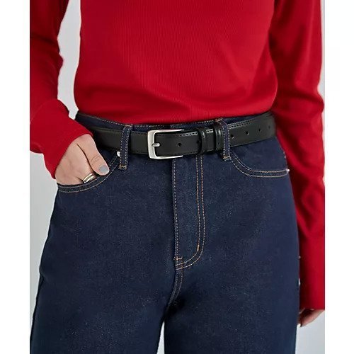 【スタイルデリ/STYLE DELI】の【DELI by】ミニマルリアルレザーベルト(シルバー) インテリア・キッズ・メンズ・レディースファッション・服の通販 founy(ファニー) 　ファッション　Fashion　レディースファッション　Fashion for Women　ベルト&ウエストマーク　Belts & Waist Accessories　シルバー　Silver, Metallic Silver　シンプル　Simple, Minimal　スラックス　Slacks, Dress Pants　デニム　Denim, Jeans Material　ベーシック　Basic, Essential　ブラック|ID: prp329100004784859 ipo3291000000034735955