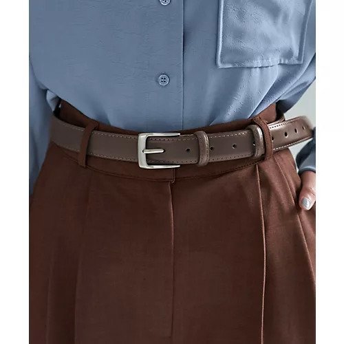 【スタイルデリ/STYLE DELI】の【DELI by】ミニマルリアルレザーベルト(シルバー) インテリア・キッズ・メンズ・レディースファッション・服の通販 founy(ファニー) 　ファッション　Fashion　レディースファッション　Fashion for Women　ベルト&ウエストマーク　Belts & Waist Accessories　シルバー　Silver, Metallic Silver　シンプル　Simple, Minimal　スラックス　Slacks, Dress Pants　デニム　Denim, Jeans Material　ベーシック　Basic, Essential　トープ|ID: prp329100004784859 ipo3291000000034735959