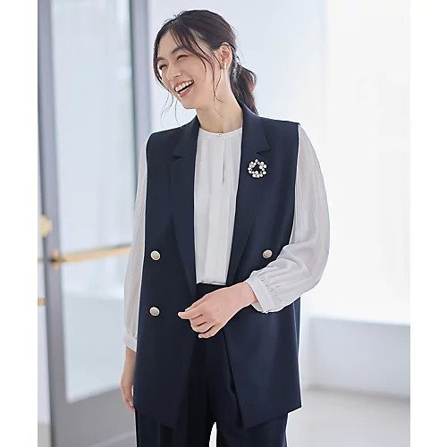 【エニー/ANY】のイージーケアライトストレッチジレ インテリア・キッズ・メンズ・レディースファッション・服の通販 founy(ファニー) https://founy.com/ ファッション Fashion レディースファッション Fashion for Women アウター Coat / Outerwear Collection トップス・カットソー Cut & Sew Tops ベスト&ジレ / 重ね着スタイル Vests & Gilets ストレッチ Stretch, Stretchy Fabric セットアップ Set-Up, Coordinated Outfit トレンド Trend, Trending Now ベスト Vest, Waistcoat ミドル Middle Length, Mid Height セレモニー Ceremony |ID: prp329100004787019 ipo3291000000034745100