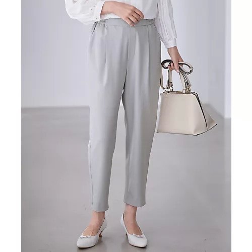 【エニー/ANY】のイージーケアライトストレッチテーパードパンツ インテリア・キッズ・メンズ・レディースファッション・服の通販 founy(ファニー) 　ファッション　Fashion　レディースファッション　Fashion for Women　パンツ　Pants & Trousers　洗える　Machine Washable　カットソー　Cut and Sewn Top　ジャケット　Jacket, Outerwear　ストレッチ　Stretch, Stretchy Fabric　テーパード　Tapered, Tapered Pants　定番　Standard, Basic Item　フラット　Flat, Flat Shoes　セレモニー　Ceremony　ライトグレー|ID: prp329100004787020 ipo3291000000034745109
