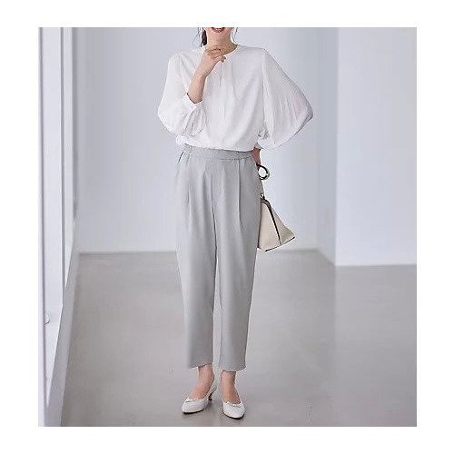 【エニー/ANY】のイージーケアライトストレッチテーパードパンツ 人気、トレンドファッション・服の通販 founy(ファニー) 　ファッション　Fashion　レディースファッション　Fashion for Women　パンツ　Pants & Trousers　洗える　Machine Washable　カットソー　Cut and Sewn Top　ジャケット　Jacket, Outerwear　ストレッチ　Stretch, Stretchy Fabric　テーパード　Tapered, Tapered Pants　定番　Standard, Basic Item　フラット　Flat, Flat Shoes　セレモニー　Ceremony　other-2|ID: prp329100004787020 ipo3291000000034745110