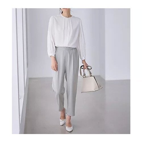 【エニー/ANY】のイージーケアライトストレッチテーパードパンツ 人気、トレンドファッション・服の通販 founy(ファニー) 　ファッション　Fashion　レディースファッション　Fashion for Women　パンツ　Pants & Trousers　洗える　Machine Washable　カットソー　Cut and Sewn Top　ジャケット　Jacket, Outerwear　ストレッチ　Stretch, Stretchy Fabric　テーパード　Tapered, Tapered Pants　定番　Standard, Basic Item　フラット　Flat, Flat Shoes　セレモニー　Ceremony　other-3|ID: prp329100004787020 ipo3291000000034745111