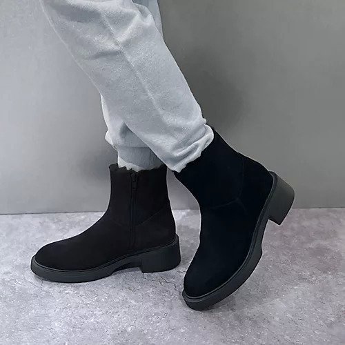 【エンチャンテッド/enchanted】の【APOM】本革ウォータープルーフムートンブーツ インテリア・キッズ・メンズ・レディースファッション・服の通販 founy(ファニー) ファッション Fashion レディースファッション Fashion for Women インソール Shoe Insole クッション Cushion, Throw Pillow 軽量 Lightweight, Ultra Light スニーカー Sneakers, Trainers 定番 Standard, Basic Item フィット Fit, Slim Fit ベロア Velour, Soft Velvet ムートン Shearling, Mouton ライニング Inner Lining, Inner Fabric, Lined ラバー Rubber, Rubber Sole 冬 Winter / This Winter 旅行 Travel ブラックスエード|ID: prp329100004787027 ipo3291000000034745156