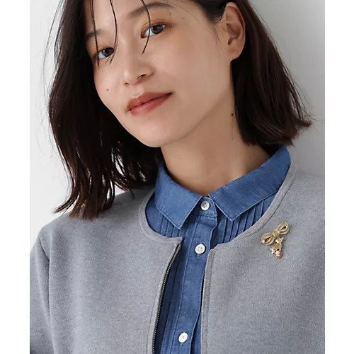 【ヒューマンウーマン/HUMAN WOMAN】のJunco Paris リボンブローチ 人気、トレンドファッション・服の通販 founy(ファニー) 　ファッション　Fashion　レディースファッション　Fashion for Women　おすすめ　Recommended / Our Picks　ストール　Stole, Wrap　ブローチ　Brooch, Pin Brooch　モチーフ　Motif, Design Theme　リボン　Ribbon, Bow　other-2|ID: prp329100004787032 ipo3291000000034745178