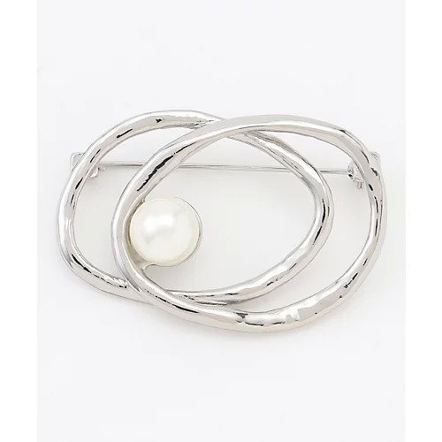 【エニー/ANY】のダブルサークルブローチ 人気、トレンドファッション・服の通販 founy(ファニー) 　ファッション　Fashion　レディースファッション　Fashion for Women　セレモニー　Ceremony　パール　Pearl, Pearl Accent　ブローチ　Brooch, Pin Brooch　 other-1|ID: prp329100004787037 ipo3291000000034745213