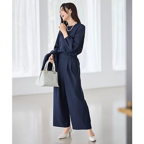 【エニー/ANY】のイージーケアライトストレッチワイドパンツ 人気、トレンドファッション・服の通販 founy(ファニー) 　ファッション　Fashion　レディースファッション　Fashion for Women　パンツ　Pants & Trousers　洗える　Machine Washable　カットソー　Cut and Sewn Top　ジャケット　Jacket, Outerwear　ストレッチ　Stretch, Stretchy Fabric　スラックス　Slacks, Dress Pants　セットアップ　Set-Up, Coordinated Outfit　トレンド　Trend, Trending Now　ドレープ　Drape, Draping Fabric　フラット　Flat, Flat Shoes　ワイド　Wide, Wide Fit　エレガント 上品　Elegant　セレモニー　Ceremony　ビジネス 仕事 通勤　Business / Work / Commuting　other-3|ID: prp329100004787038 ipo3291000000034745222