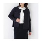 【ヒューマンウーマン/HUMAN WOMAN】のハイゲージミラノリブクルーネックジャケット 人気、トレンドファッション・服の通販 founy(ファニー) ファッション Fashion レディースファッション Fashion for Women アウター Coat / Outerwear Collection レディースジャケット・軽アウター Jackets おすすめ Recommended / Our Picks カーディガン Cardigan, Knitwear ジャケット Jacket, Outerwear スタンダード Standard, Basic スリット Slit, Slit Detail ポケット Pocket, Pocket Detail thumbnail チャコール|ID: prp329100004787039 ipo3291000000034745225