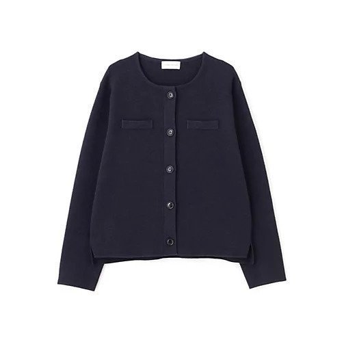 【ヒューマンウーマン/HUMAN WOMAN】のハイゲージミラノリブクルーネックジャケット 人気、トレンドファッション・服の通販 founy(ファニー) ファッション Fashion レディースファッション Fashion for Women アウター Coat / Outerwear Collection レディースジャケット・軽アウター Jackets おすすめ Recommended / Our Picks カーディガン Cardigan, Knitwear ジャケット Jacket, Outerwear スタンダード Standard, Basic スリット Slit, Slit Detail ポケット Pocket, Pocket Detail other-2|ID: prp329100004787039 ipo3291000000034745226