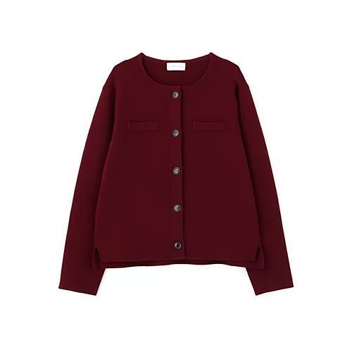 【ヒューマンウーマン/HUMAN WOMAN】のハイゲージミラノリブクルーネックジャケット 人気、トレンドファッション・服の通販 founy(ファニー) ファッション Fashion レディースファッション Fashion for Women アウター Coat / Outerwear Collection レディースジャケット・軽アウター Jackets おすすめ Recommended / Our Picks カーディガン Cardigan, Knitwear ジャケット Jacket, Outerwear スタンダード Standard, Basic スリット Slit, Slit Detail ポケット Pocket, Pocket Detail other-3|ID: prp329100004787039 ipo3291000000034745227