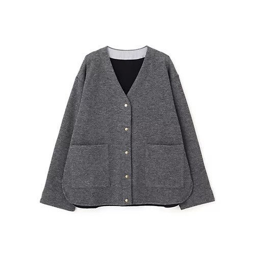 【ヒューマンウーマン/HUMAN WOMAN】のクォーターゲージVネックカーディガン 人気、トレンドファッション・服の通販 founy(ファニー) 　ファッション　Fashion　レディースファッション　Fashion for Women　トップス・カットソー　Cut & Sew Tops　カーディガン・羽織り　Layered Style Cardigans　Vネックトップス　V-Neck Tops / V-Cut Neckline Shirts　おすすめ　Recommended / Our Picks　カーディガン　Cardigan, Knitwear　スタンダード　Standard, Basic　ドット　Polka Dot, Dot Pattern　other-2|ID: prp329100004787040 ipo3291000000034745231