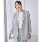 【エニー/ANY】のイージーケアライトストレッチダブルテーラードジャケット ライトグレー|ID: prp329100004787044 ipo3291000000034745260