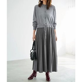 【スタイルデリ/STYLE DELI】 プリーツスカートドッキングワンピース人気、トレンドファッション・服の通販 founy(ファニー) ファッション Fashion レディースファッション Fashion for Women スカート Skirts プリーツスカート / 上品フェミニンスタイル Pleated Skirts インナー Innerwear くるぶし Ankle-Length ジャケット Jacket, Outerwear スリット Slit, Slit Detail 定番 Standard, Basic Item なめらか Smooth, Silky Texture 長袖 Long Sleeve, Full Sleeve バランス Balance, Style Balance フレア Flare, Flared フロント Front, Front Design プリーツ Pleats, Pleated ポケット Pocket, Pocket Detail ロング Long, Long-Length 冬 Winter / This Winter |ID:prp329100004787135