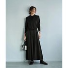 【スタイルデリ/STYLE DELI】のプリーツスカートドッキングワンピース ブラック|ID: prp329100004787135 ipo3291000000034745789