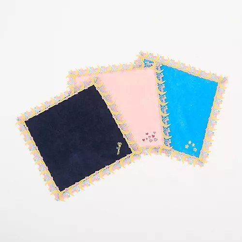 【近沢レース店/Chikazawa Lace】の【LEE別注】「ときめきトゥナイト 近沢レース店」コラボタオルハンカチ3色セット 人気、トレンドファッション・服の通販 founy(ファニー) 　ファッション　Fashion　レディースファッション　Fashion for Women　カラフル　Colorful Design　コラボ　Collaboration, Collab　タオル　Towel, Bath Towel　ハンカチ　Handkerchief, Hanky　レース　Lace, Lace Fabric　別注　Limited Edition, Custom Order　other-2|ID: prp329100004787136 ipo3291000000034745795