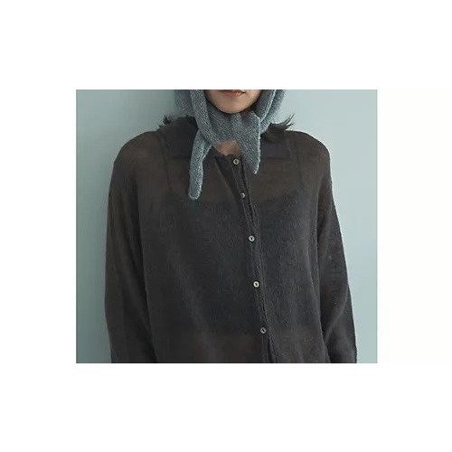 【マージュール/marjour】のKNITTED TRIANGULAR SCARF 人気、トレンドファッション・服の通販 founy(ファニー) 　ファッション　Fashion　レディースファッション　Fashion for Women　トップス・カットソー　Cut & Sew Tops　ニット　Knit Tops & Sweaters　おすすめ　Recommended / Our Picks　キャップ　Cap, Baseball Cap　スカーフ　Scarf, Neckwear　旅行　Travel　other-2|ID: prp329100004787139 ipo3291000000034745814