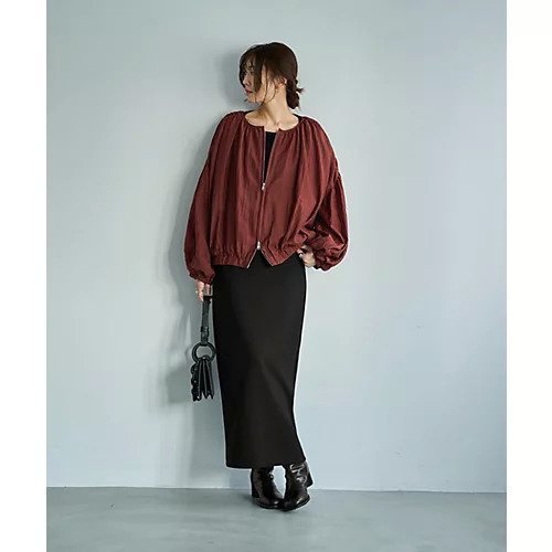 【スタイルデリ/STYLE DELI】の便利な楊柳ブラウスブルゾン 人気、トレンドファッション・服の通販 founy(ファニー) 　ファッション　Fashion　レディースファッション　Fashion for Women　アウター　Coat / Outerwear Collection　ブルゾンジャケット・スポーティアウター　Blouson Jackets　トップス・カットソー　Cut & Sew Tops　シャツ・ブラウス・オフィスカジュアル　Elegant Blouses & Button-Ups　イエロー　Yellow　カットソー　Cut and Sewn Top　カーディガン　Cardigan, Knitwear　軽量　Lightweight, Ultra Light　サロペット　Overalls, Salopette　シルバー　Silver, Metallic Silver　スリット　Slit, Slit Detail　ダブル　Double, Double-Breasted　人気　Popular, Best Seller　長袖　Long Sleeve, Full Sleeve　バランス　Balance, Style Balance　バルーン　Balloon, Balloon Silhouette　フロント　Front, Front Design　ブルゾン　Blouson, Bomber Jacket　ポケット　Pocket, Pocket Detail　冬　Winter / This Winter　夏　Summer　旅行　Travel　other-2|ID: prp329100004787144 ipo3291000000034745841