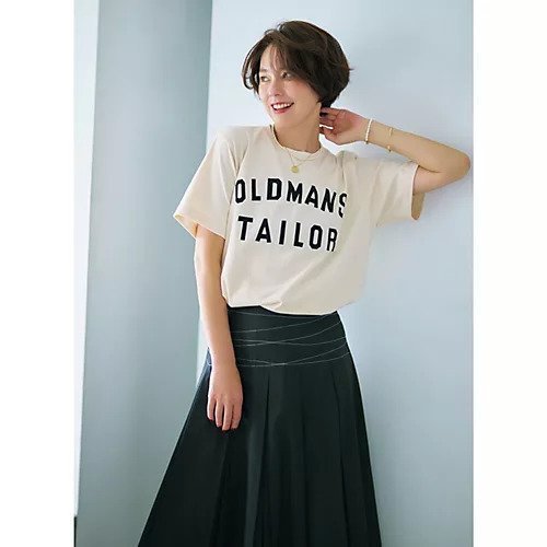 【オールドマンズテーラー/OLDMAN'S TAILOR】の【洗える】OMT FLOCKY PRINT CREW S/S TEE 人気、トレンドファッション・服の通販 founy(ファニー) 　ファッション　Fashion　レディースファッション　Fashion for Women　フロント　Front, Front Design　ベロア　Velour, Soft Velvet　夏　Summer　S/S・春夏　SS, Spring/Summer, Warm Season　洗える　Machine Washable　other-2|ID: prp329100004789328 ipo3291000000034755144
